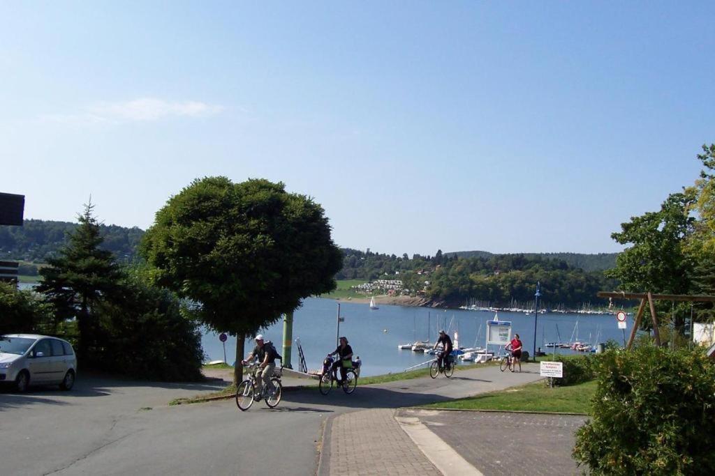 Seeblick Geniessen In Schoener Fewo Am Edersee Scheid  Eksteriør bilde