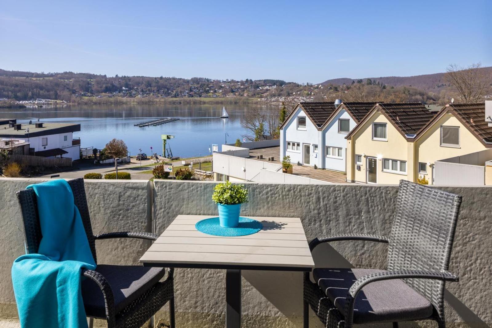 Seeblick Geniessen In Schoener Fewo Am Edersee Scheid  Eksteriør bilde